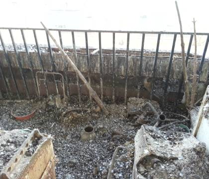 Galambok az erkélyen