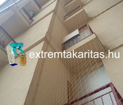 Galambok elleni védőhálózás