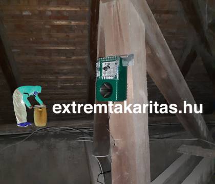 Galambriasztás sonárral