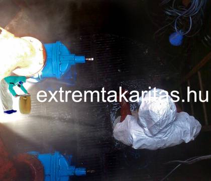 Akna emésztő takarítás fertőtlenítés