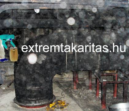 Korom és pormentesítés előtt