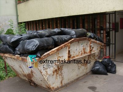 Szemét zsálkolása, rakodása, konténeres szállítása